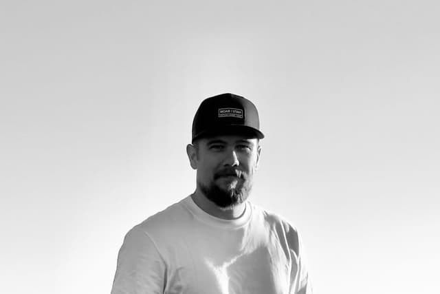 Gerhard Weideman, in a ball cap